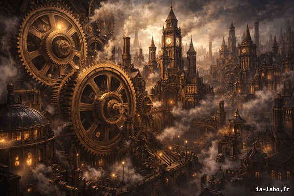 7️⃣ Style Steampunk