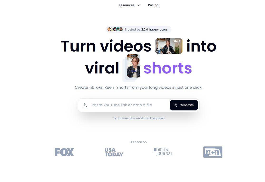 Klap.app | Créez des Shorts avec l’IA