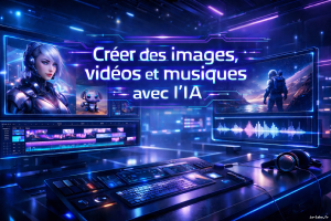 Créer des images, vidéos et musiques avec l’IA