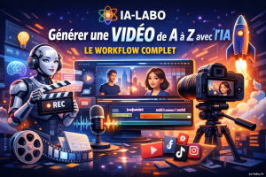 Générer une vidéo de A à Z avec l’IA : workflow complet